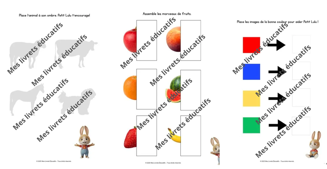 Livret Éducatif 2–3 ans – Premières Découvertes & Activités d’Inspiration Montessori
