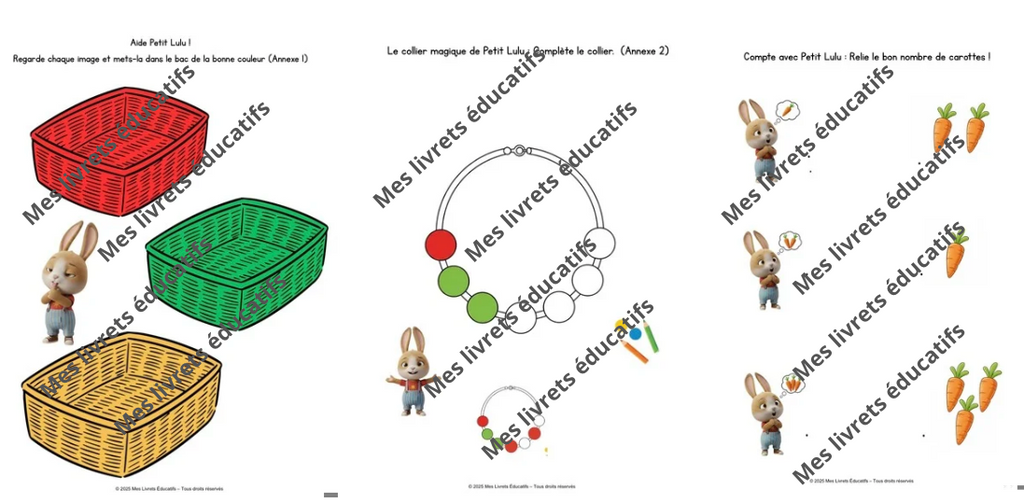 Livret d’Activités 3–4 ans – Logique, Graphisme, Observation & Pré-écriture (Montessori)