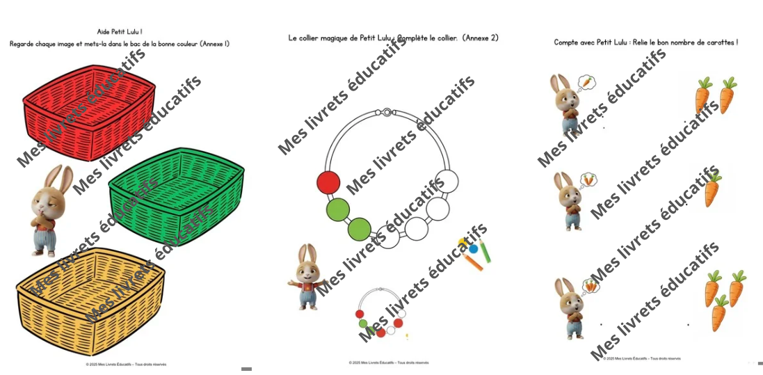 Livret d’Activités 3–4 ans – Logique, Graphisme, Observation & Pré-écriture (Montessori)