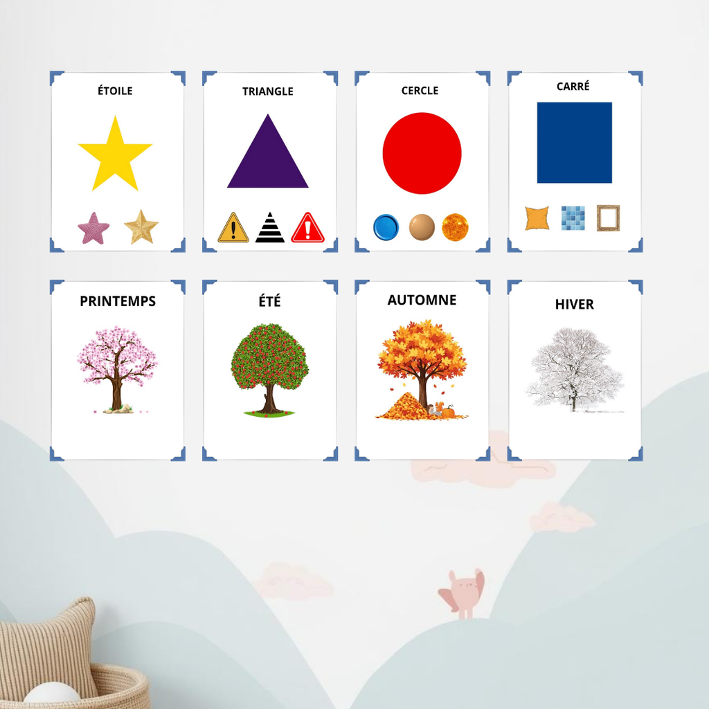 Pack Affiches : Chiffres, Couleurs, Formes & Saisons