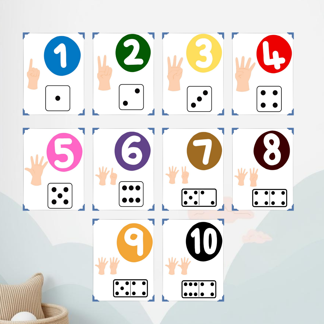 Affiches maternelle chiffres par mes livrets éducatifs