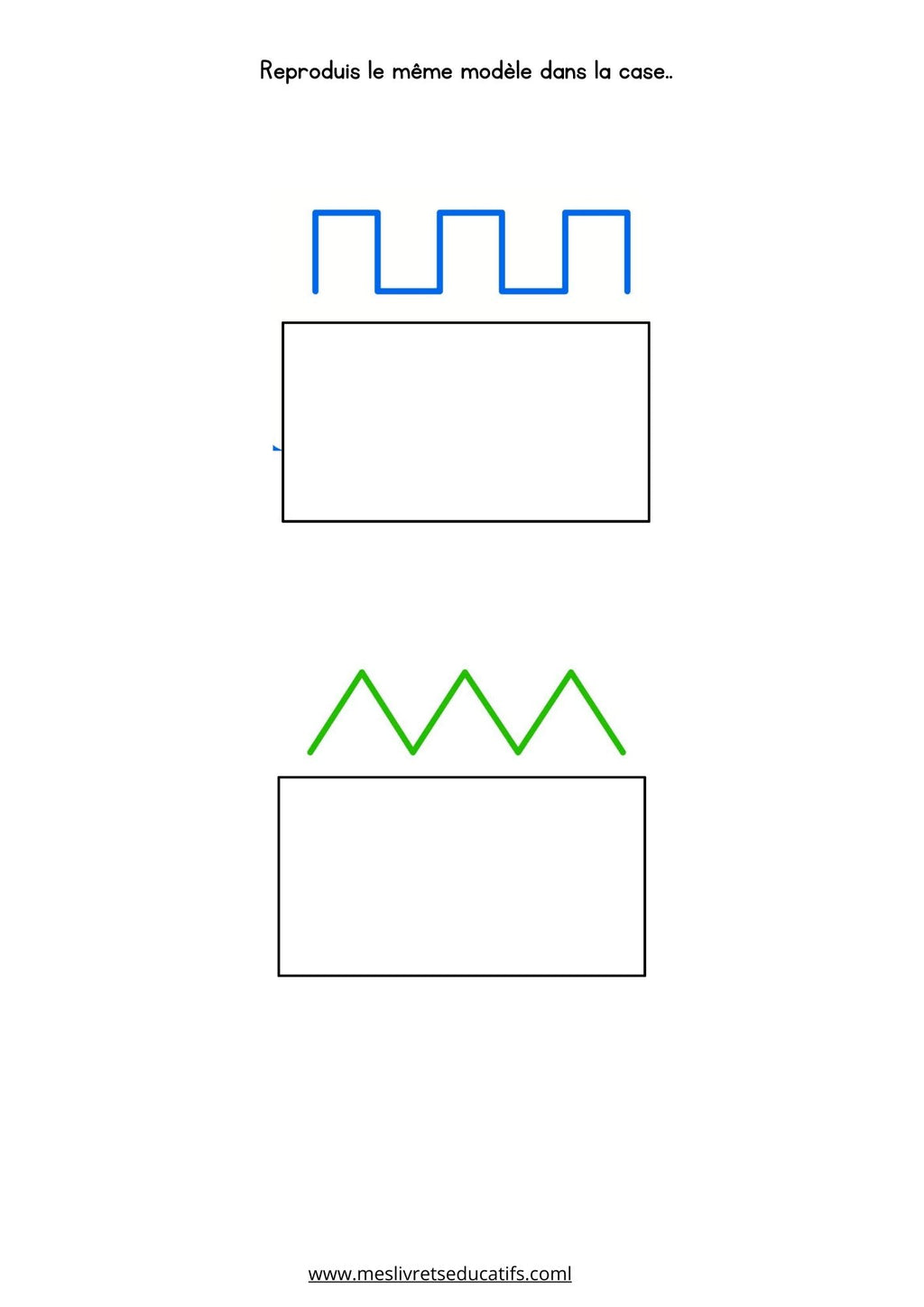 Activités gratuites de graphisme – Maternelle 