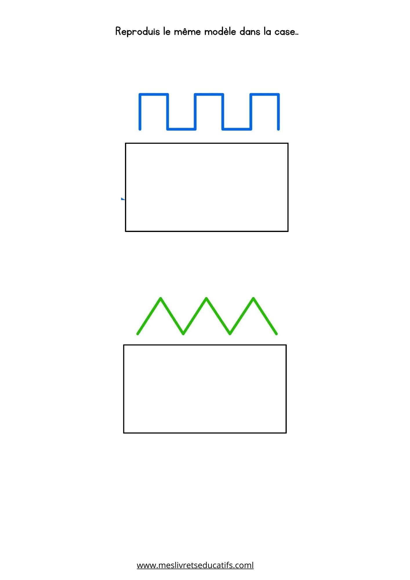 Activités gratuites de graphisme – Maternelle 
