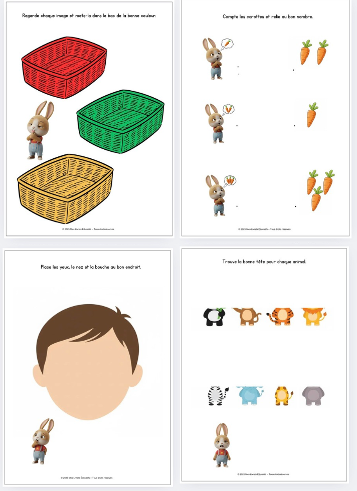 Mes livrets éducatifs 