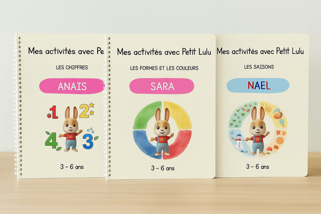 pack activités maternelle 3-6 ans - saisons, formes, couleurs et chiffres - livret d'activités réutilisable
