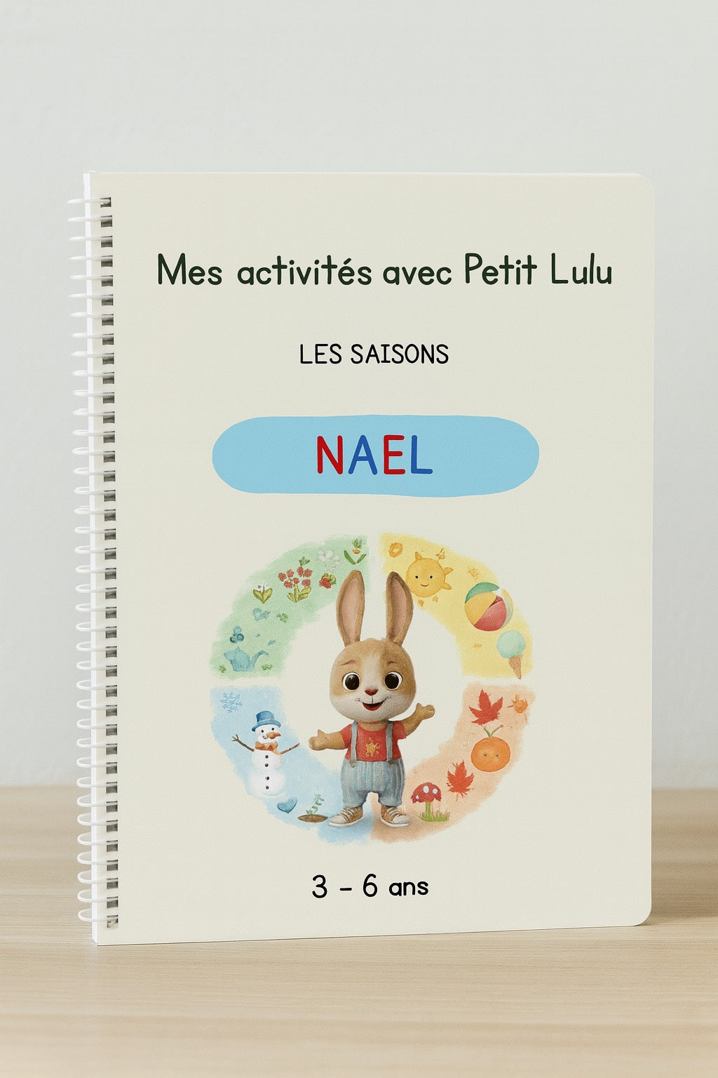 Livret saisons 3–6 ans hiver printemps été automne Montessori, apprentissage - jeunesse - maternelle 
