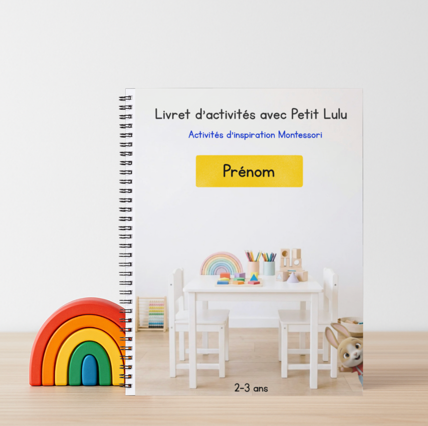 Livret activités 2-3 ans pour apprentissage motricité fine et tri Montessori Mes Livrets Éducatifs.