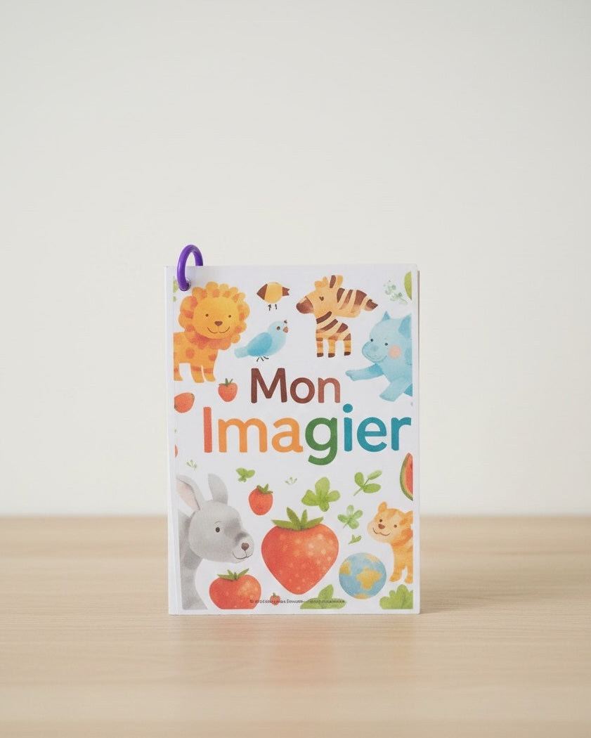 Livre imagier pour bébé de 12 mois apprentissage du vocabulaire premier âge Mes Livrets Éducatifs
